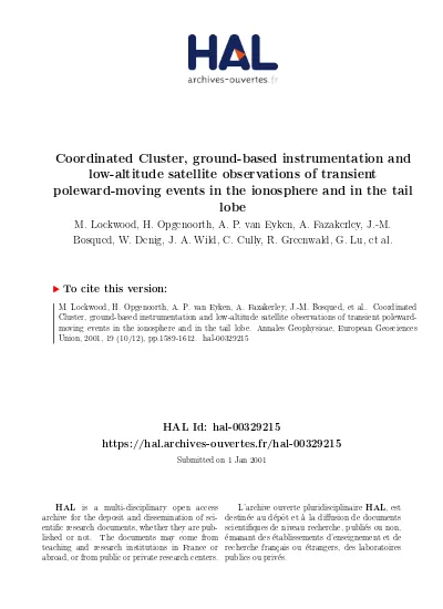 First Multispacecraft Ion Measurements In And Near The Earth S Magnetosphere With The Identical Cluster Ion Spectrometry Cis Experiment