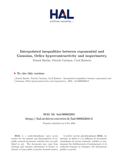 Interpolated Inequalities Between Exponential And Gaussian Orlicz Hypercontractivity And Isoperimetry