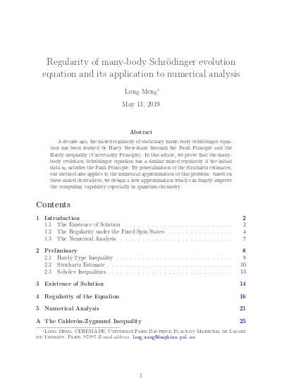 Regularity Of Many Body Schrodinger Evolution Equation And Its Application To Numerical Analysis