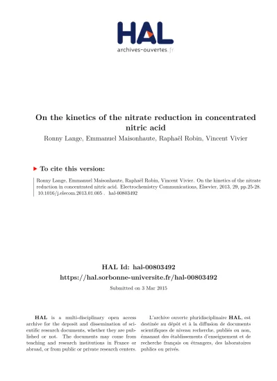 Kinetics Of The Oxidation Of Stainless Steel In Hot And Concentrated Nitric Acid In The Passive And Transpassive Domains